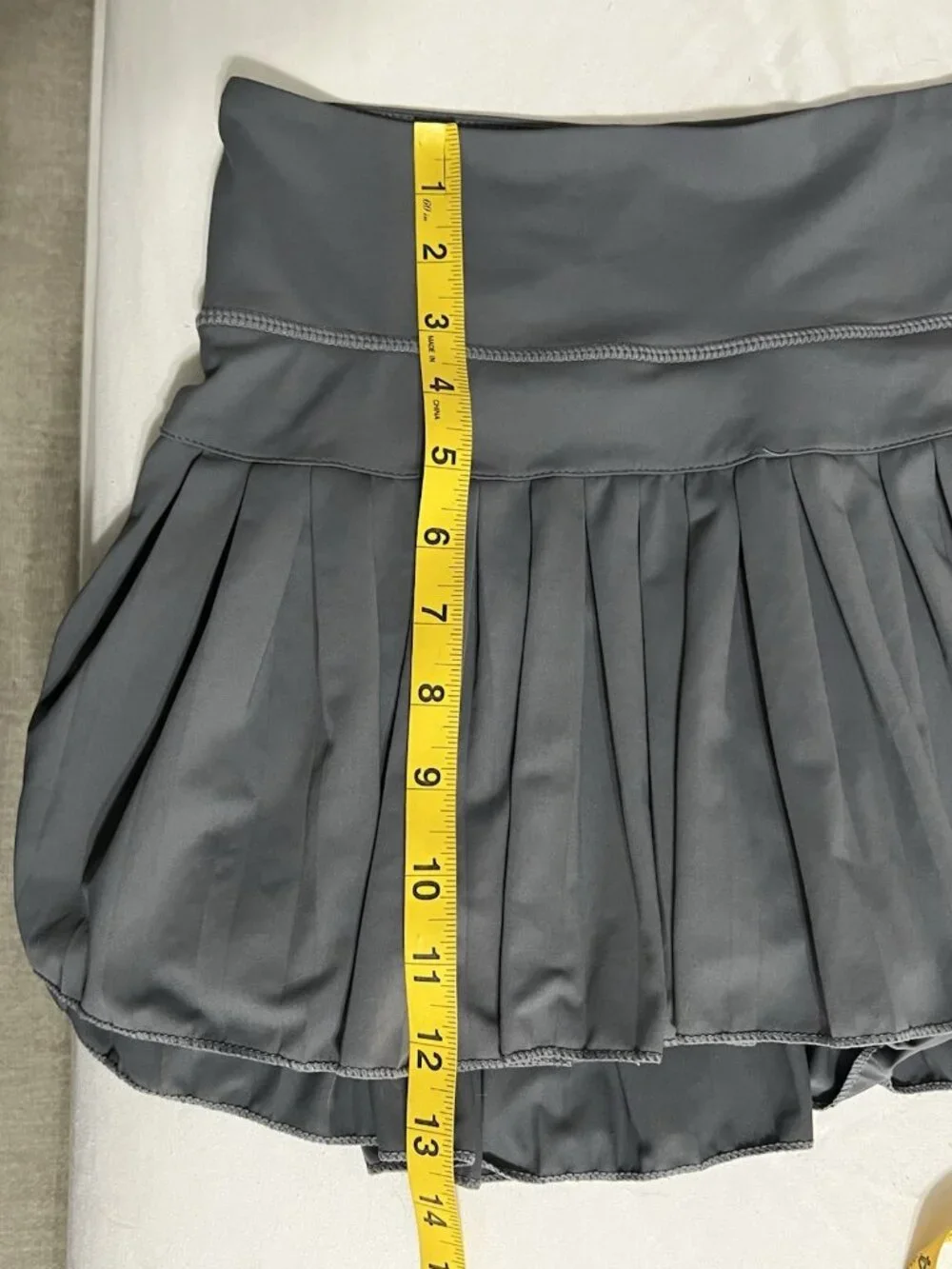 Goldhinge Tennis Pleated Skirt Skort Gray Size Medium
